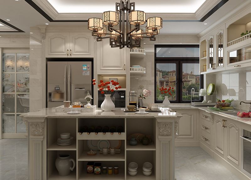 oak wood kitchen cabinets