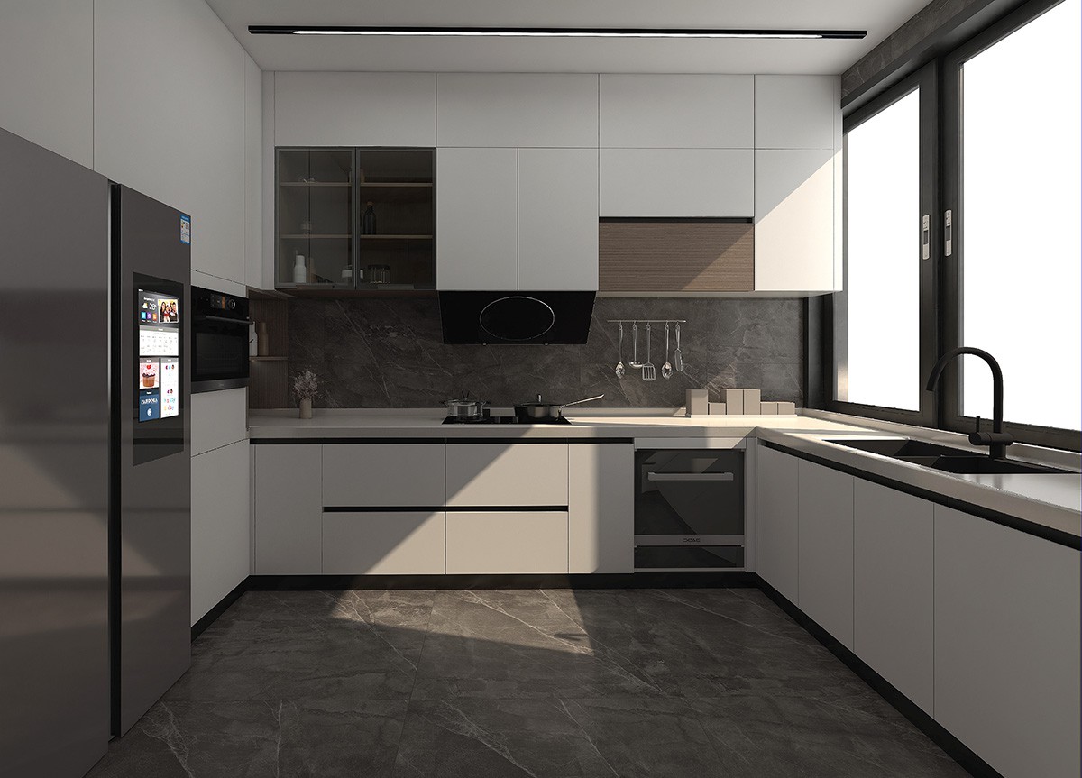 Matte Finish Kitchen Cabinets