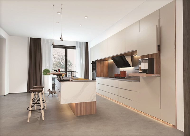 Stylish Lacquer Kitchen Cabinets2