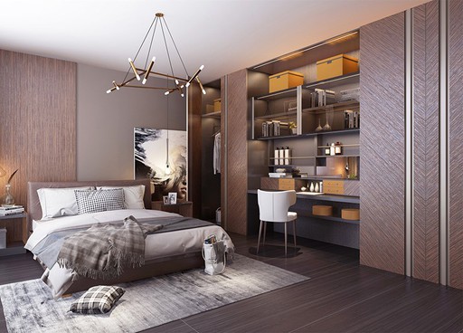 custom walk in closet