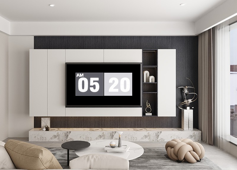 Wall Wooden TV Unit