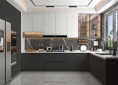 Black And White Kitchen Cabinets