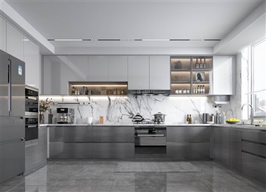 Gloss Finish Kitchen Cabinets