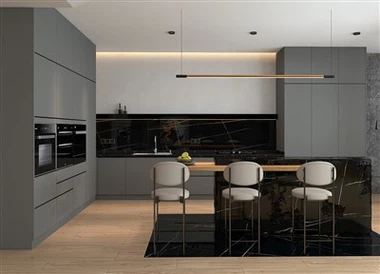 Luxury Grey Kitchen Cabinets