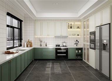 Water-based Paint Kitchen Cabinet