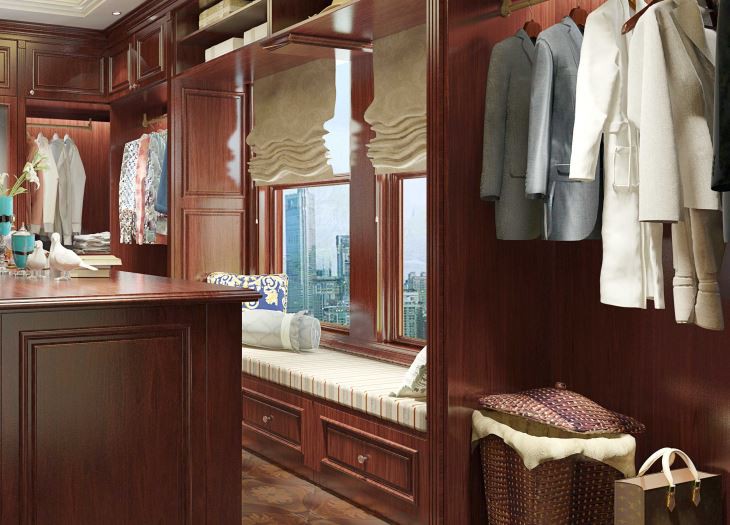 Nostalgia And Noble Solid Wood Wardrobe