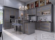 Classic Solid Wood Kitchen Cupboard