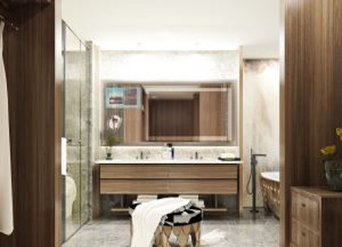 Custom Melamine Bathroom Vanity