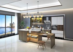 Melamine Faced Kitchen Cupboards