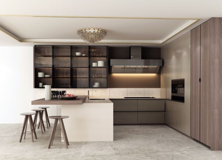 Durability Melamine Kitchen Cabinet