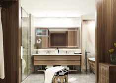 Double Sink Bathroom Cabinet
