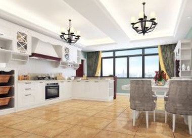 L-shaped Kitchen Cabinets