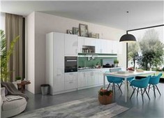 Lacquered Glass Kitchen Cabinets