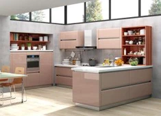 Lacquered Kitchen Cabinets