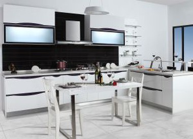 Modern Lacquer Kitchen Cabinets
