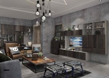 Modern Melamine TV Cabinet