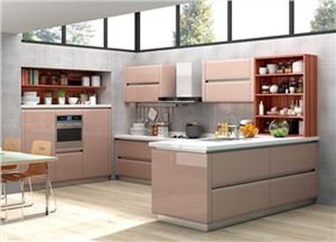 Piano Lacquer Kitchen Cabinet