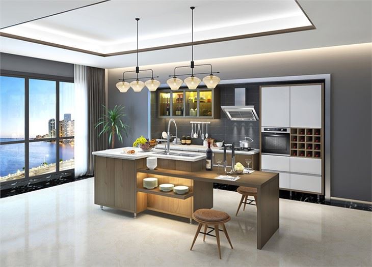 RTA Frameless Kitchen Cabinets