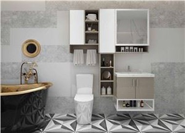 Contemporary Bathroom Tall Cabinet