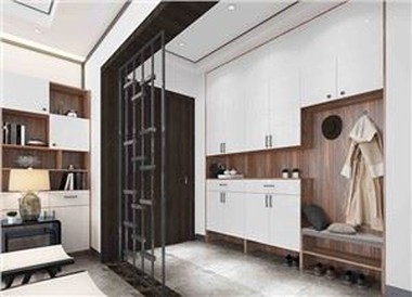 Hallway Built In Cabinets