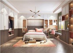 Modern Wood Bedroom Wardrobe