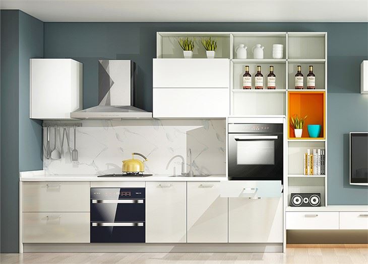 White Melamine Kitchen Cabinets