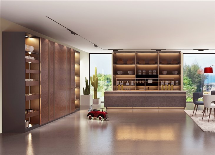 Flat Pack Solid Wood Kitchen Cabinets