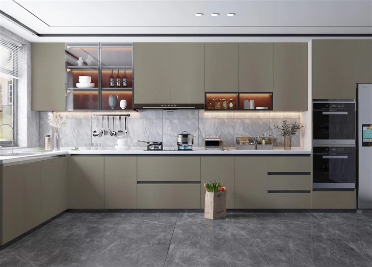 Modern Acrylic Kitchen Cabinets