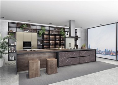 Industrial Style Kitchen Cabinet