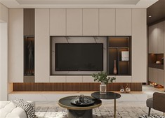 Interior Living Room Cabinets