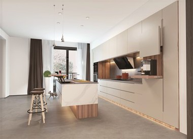 Stylish Lacquer Kitchen Cabinets