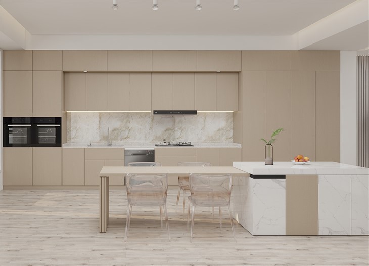 Contemporary MFC Kitchen Cabinets
