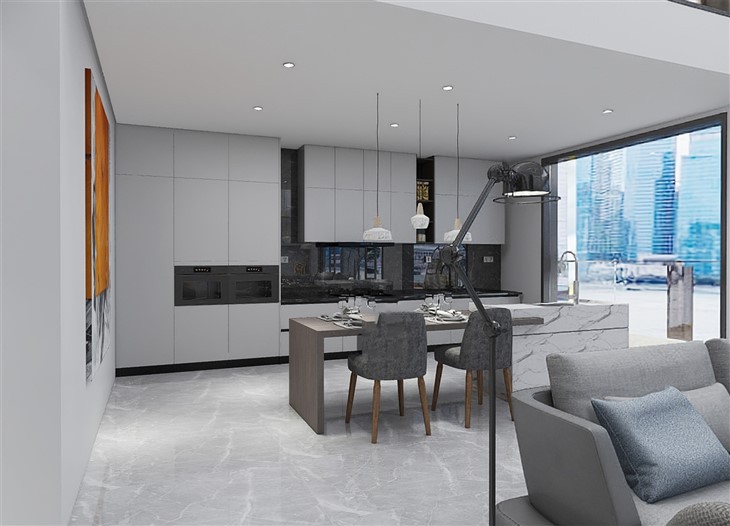 Black Grey Kitchen Cabinets