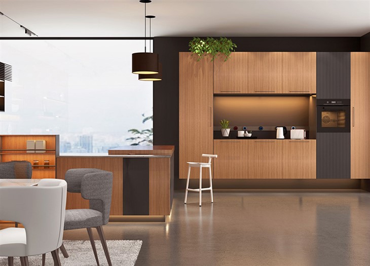 Brown Dining Room Cabinet