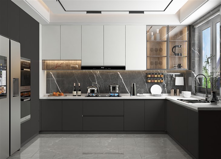 Dark Stylish Kitchen Cabinets