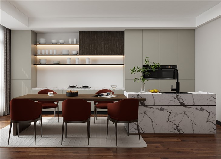 Elegant Stylish Kitchen Cabinets factory